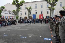 cérémonie commémoration au lycée le 14 novembre 2018