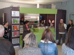 Inauguration de l'Open Café avec les représentants de chez Elior, de la D.D.E.C. 47  et de la Mairie d'Agen - 3