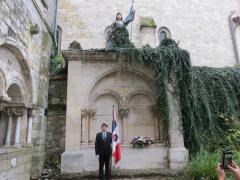 Téva élève BTS porte drapeau